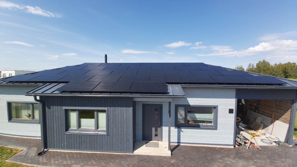 13 kW Tartu maakond, katusepaigaldus